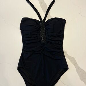 Gottex Black One Piece Swimsuit